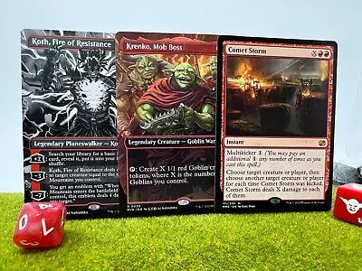  Krenko Mob Boss  Mono Red Goblin Deck - Custom Commander Deck EDH MTG • $69.50