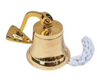 3'' Brass Ship Bell Last Order Bell Wall Mounted Antique Nautical. • £11.99