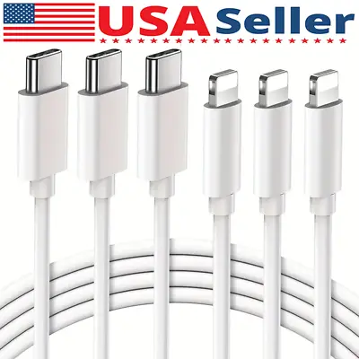 1-3PACK Fast Charger Cable Type USB C PD Cord To For IPhone 14 13 12 11 Pro Max  • $2.98