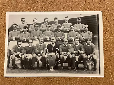 Manchester United Postcard 1968 Team With European Cup 3.75  X 5.75  • £2.99