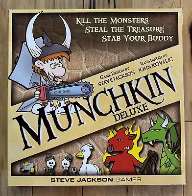 Munchkin Deluxe Board Game • $16.29