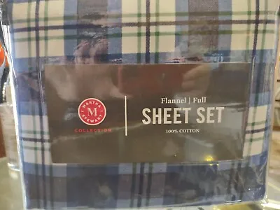 Marth Stewart Flannel Sheet Set • $55