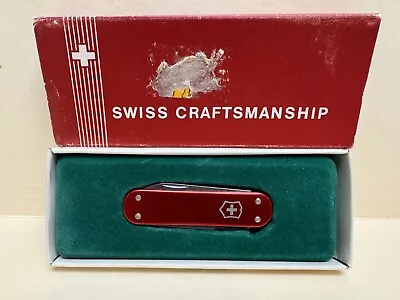 Victorinox Smooth Red ALOX Companion Swiss Army Knife  • $3.25