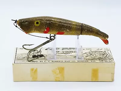 C.C. Roberts 101 River Model Mud Puppy Lure Model Natural Color Muskie Bait Box  • $21.99