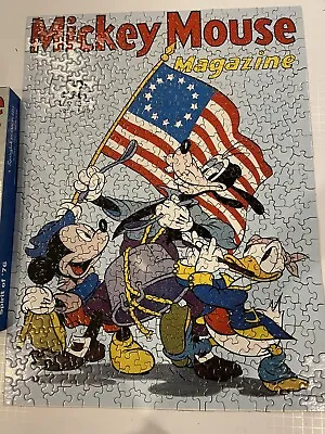 Vintage Disney - Springbok - Mickey Mouse Magazine Spirit Of ‘76 Puzzle COMPLETE • $9.99