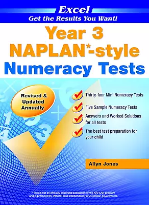 Excel Naplan*-Style Numeracy Tests Year 3 • $24.53