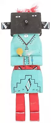 Vintage 12  Native American Wooden Hopi Cradle Route 66 Kachina Doll Indian • $34.99