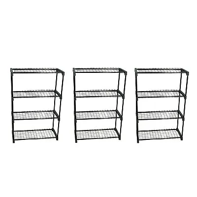 £54.99 • Buy Greenhouse Staging Shelving Racking Plant Storage 4 Tier (Pack Of 3)