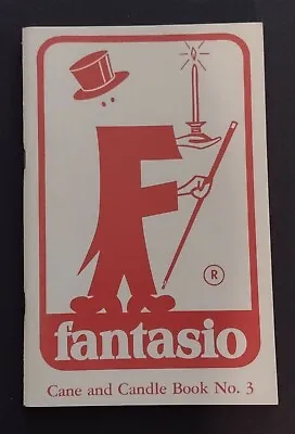 Fantasio Cane And Candle Book No. 3 David Ginn With A Foreword By Fantasio • $14.95