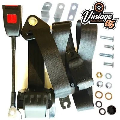 Rover Mini Classic Cooper Front Automatic 3 Point Seat Belt Kit • $297.44