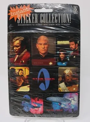 $6.98 • Buy 1994 Par Pic Star Trek Generations Sticker Sets Sealed STICKERS 2 Different Sets