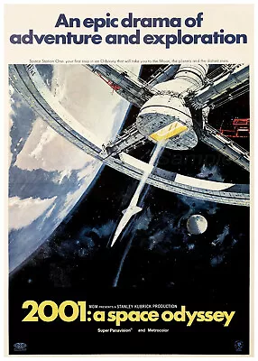 2001: A Space Odyssey Vintage Movie Poster A2 Print • £11.25