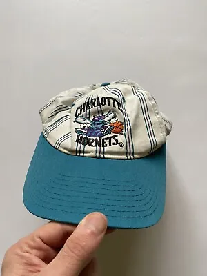 $153 • Buy Nba Charlotte Hornets Basketball Cap Starter Vintage