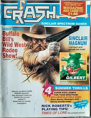 CRASH - Sinclair ZX Spectrum Magazine - Issue # 67 - August 1989 - RARE • £4.99