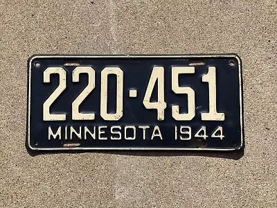 1944 - Minnesota - License Plate • $39.95