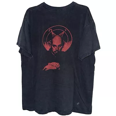 Vintage Anton Lavey Church Of Satan T-Shirt Size XL • $150