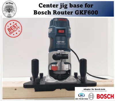 £26.99 • Buy Center Jig Base  Bosch Router GKF 600 Professional Groove Jig Milling Slotting