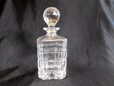 Cut Crystal Square Decanter # 23069 23085 • $29.99