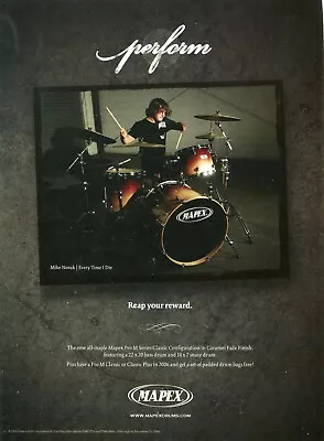 2006 Print Ad Of Mapex Pro M Series Drum Kit W Mike Novak Of Every Time I Die • $9.99