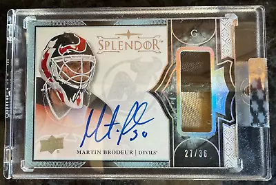 2017-18 Upper Deck Splendor Martin Brodeur Auto /36 • $115.48