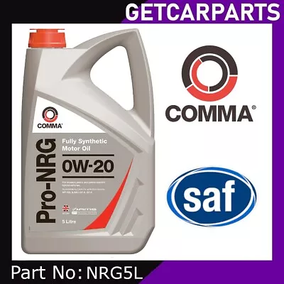 Comma PRO-NRG 0W-20 5L Fully Synthetic Performance Engine Oil - NRG5L • £47.95