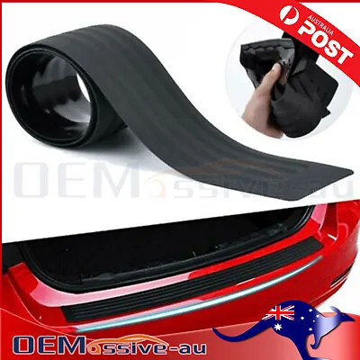 $13.86 • Buy 90cm Car Rear Bumper Protector Cover Sill Scuff Plate Trim Car Accessories Black