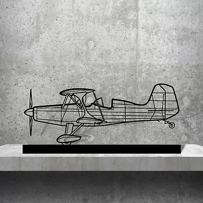 Wall Art Home Decor 3D Acrylic Metal Plane Aircraft USA Silhouette Starduster • $109.99