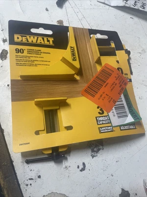 $16.15 • Buy 90° 200 Lb. Corner Clamp With 3 In. Jaw Opening By DeWalt