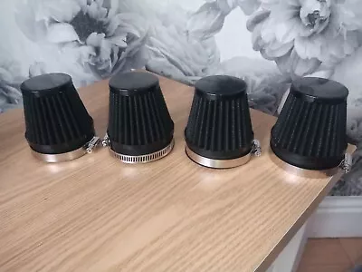 $48.47 • Buy SUZUKI GSXR750 88 - 92 4X 60mm ID POWER CONE FILTERS STREETFIGHTER CHOP