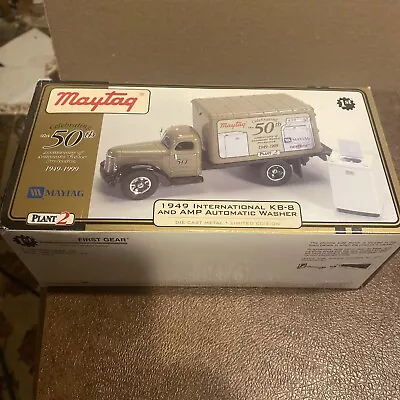 First Gear 1949 International KB-8 Maytag Delivery Truck & Automatic Washer 1:32 • $39.99