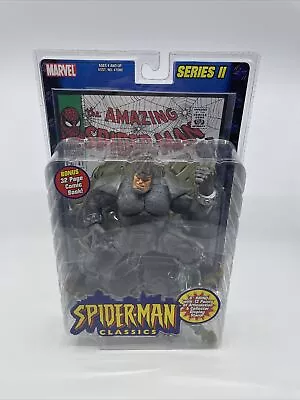 Marvel Legends Series II Spider-Man Classics Rhino 6” Action Figure With Comic • $28