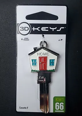 $7.99 • Buy  3D Keys Sculpted House Key Blank New Homeowners KW1 66 Housewarming Gift Welcom