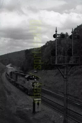 BO Baltimore Ohio EMD GP40-2 Locomotive #4112 - Vintage Railroad Negative • $19.45