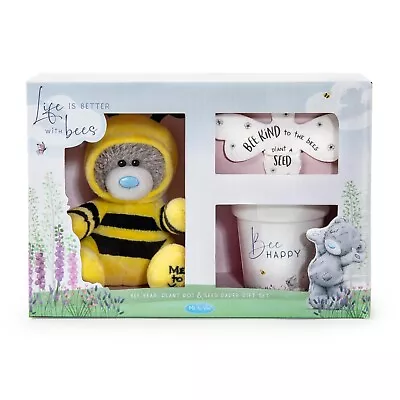 Tatty Teddy Me To You Bee Gift Set - Inc Plush Pot & Wildflower Seed Paper • £11.99