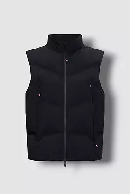 $1495 Moncler Grenoble Men's Black Lengau Down Quilted Puffer Vest Size 5 • $418.38