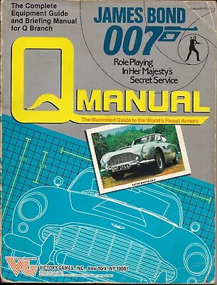Q Manual James Bond 007 RPG Victory Games 35001 1983 Used: Fair • $2.99