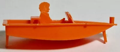 Vintage 1981 Ronald Mcdonald Orange 3  Plastic Motor Boat Happy Meal Toy • $9.99