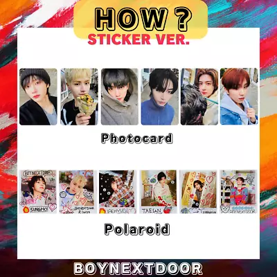 BOYNEXTDOOR HOW? 2nd EP Sticker Ver.  Photo Card  Weverse JP Universal Music PC • $4.99