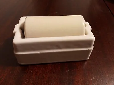 Antique Vintage Stamp Envelope Moistener Porcelain Roller • $23.99