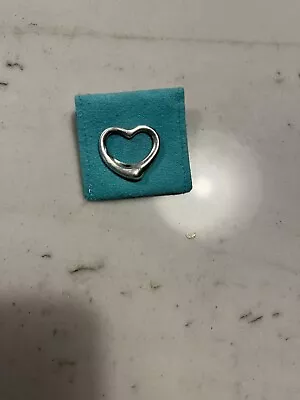 Authentic Tiffany & Co Elsa Peretti Large Open Heart Pendant • $225