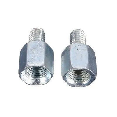 Mirror Adapters 10mm To 8mm Or 8mm To 10mm Motorcycle Scooter Clockwise Threaded • $9.32