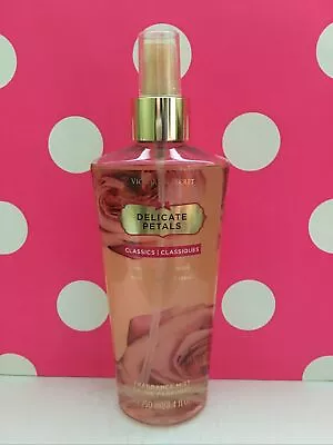 (1) Victoria's Secret DELICATE PETALS Fragrance Mist Spray 8.4oz/250ml ~ RARE ~ • $52.85