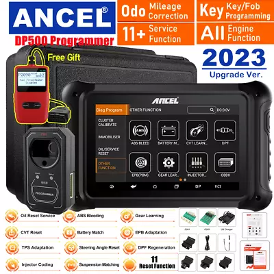 Ancel DP500 OBD2 Scanner Mileage Correction Odometer Tool Fob Key Programming  • $812.99