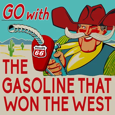 Phillips 66 Gas Metal Sign Vintage Ad Reproduction FREE SHIPPING • $22.99