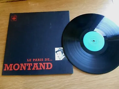 Yves Montand ‎ Le Paris De Montand - Hard Cover Sleeve/book - Vinyl • £5.99