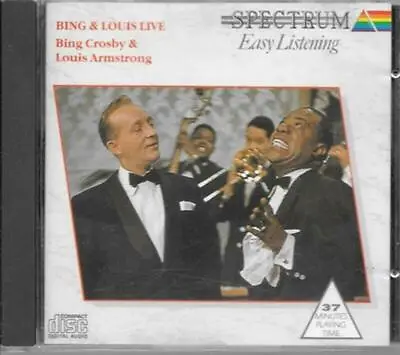 £2.40 • Buy Bing & Louis Live Bing Crosby & Louis Armstrong 1988 CD Top-quality
