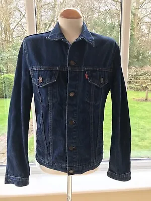 Women’s Vintage 1980’s LEVI’S Mid Wash 4 Pocket Denim Jacket Size EU38/ UK12 • £25