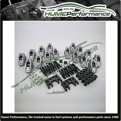 Holden V8 253 308 304 355 5.0l Roller Rockers Kit Bolt On Adjustable Cr24745-16 • $579.65