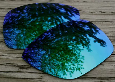 Blue Green Polarized Mirrored Replacement Sunglass Lenses For Oakley Dispatch 1 • $8.99