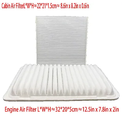 Engine & Cabin Air Filter Combo Set For 02-2006 Toyota Camry LE SE XLE 2.4L 3.0L • $11.68
